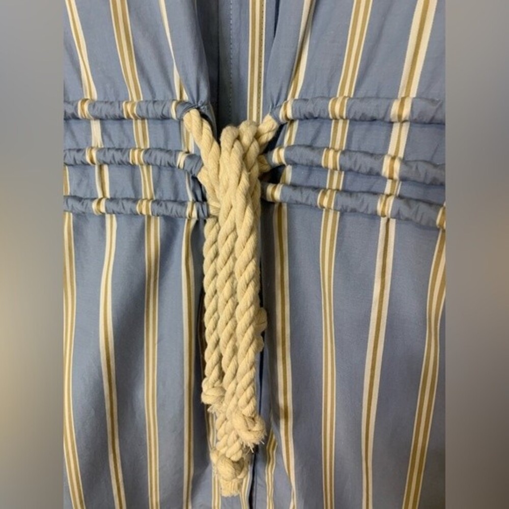 NWOT AKNVAS 100% cotton Fiona Drawstring Shirtdress. Size 2 - Picture 11 of 12